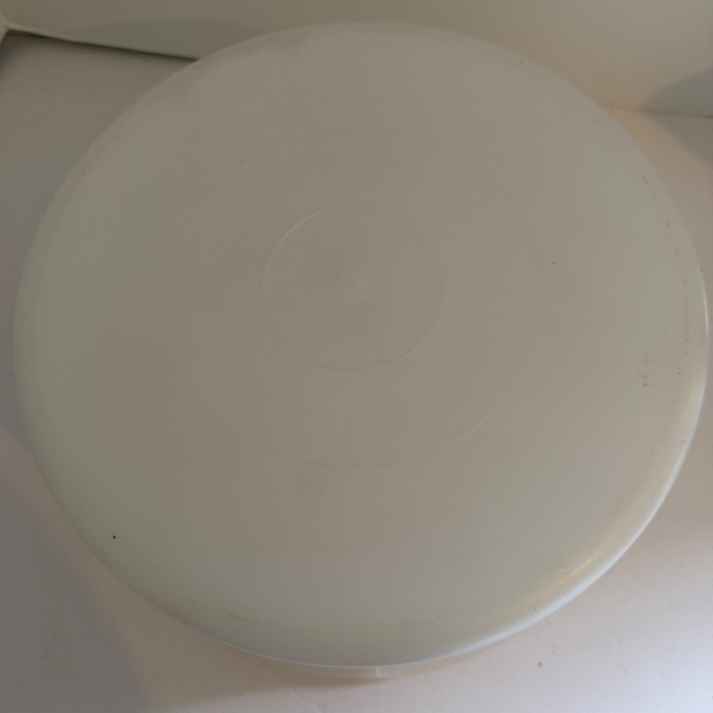 Vintage Tupperware Fix N Mix Bowl 274-2 Sheer White Large Round 26 Cup with Lid - Picture 3 of 5